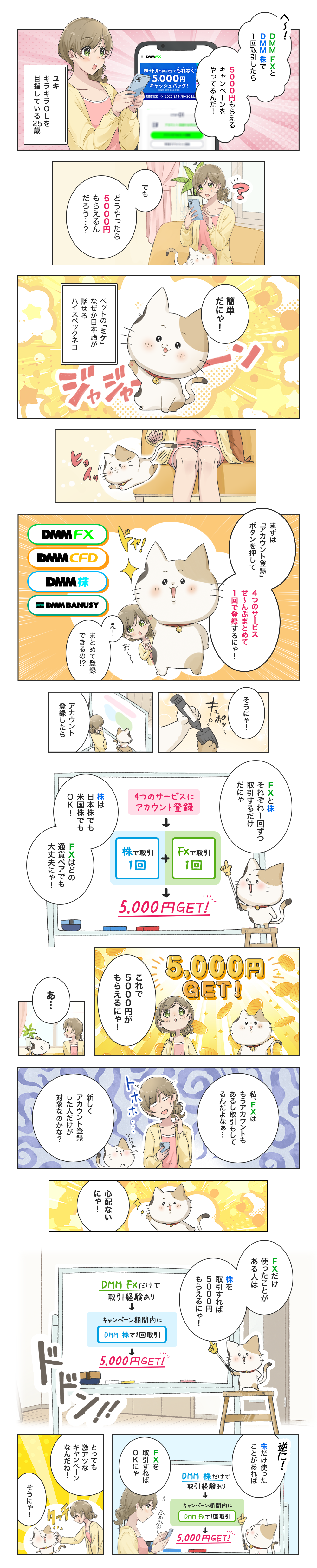 マンガでわかるキャッシュバックキャンペーン1